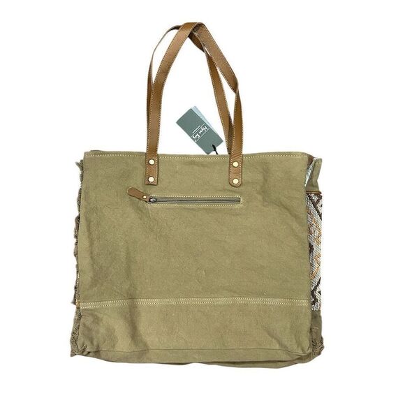 Myra Sonoran Sands Weekender Bag Multicolor Tribal Tote Travel - Picture 2 of 3